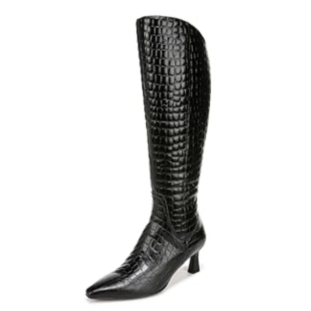 Naturalizer Womens Deesha Fashion Boot Black Croco